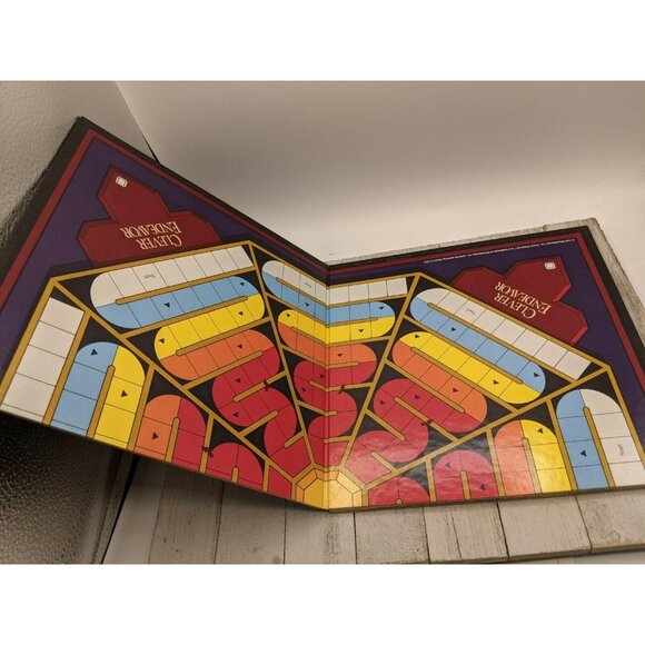 Clever Endeavor Game Board Replacement Board Only And Instructions Rules 1989 - Picture 3 of 5